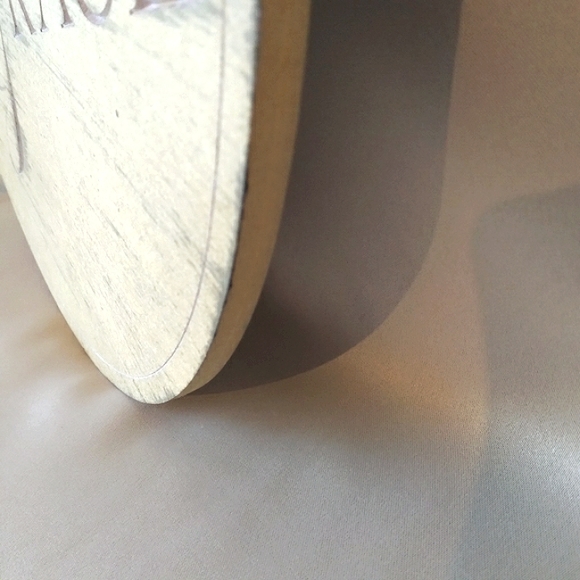 🎁"Say Grace" is Etched in a Beautiful Purple. Handmade, Wood Wall Plaque. - Picture 5 of 10